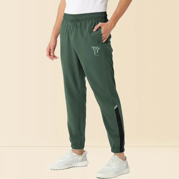 Solid_Men_Green_Track_Pants