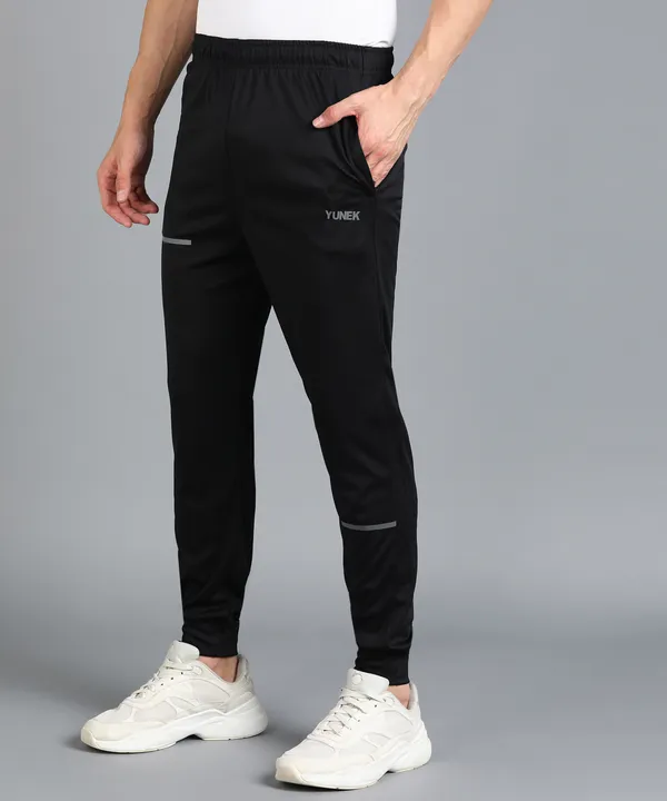 Solid_Men_Black_Track_Pants