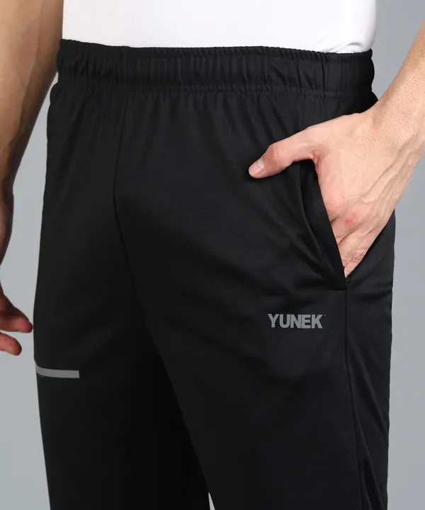 Solid_Men_Black_Track_Pants