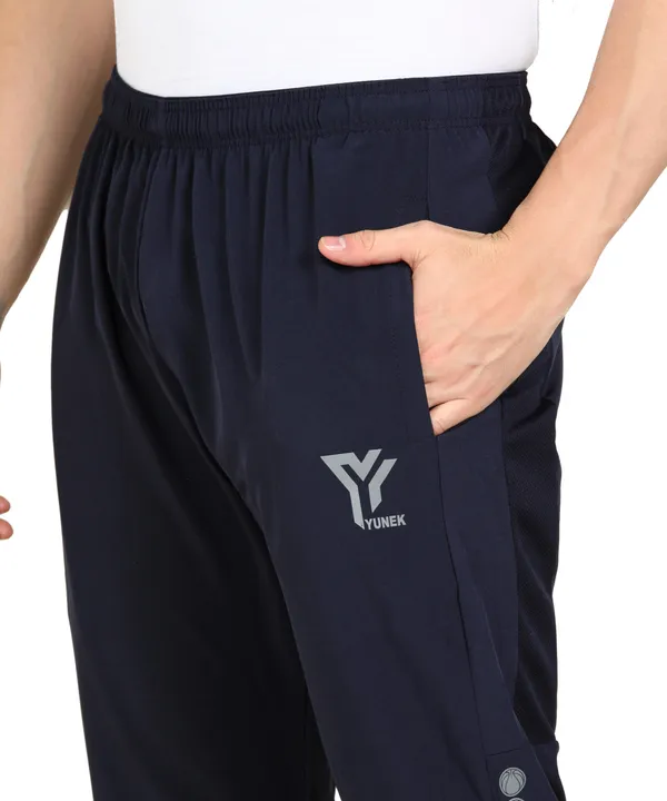 Solid_Men_Blue_Track_Pants