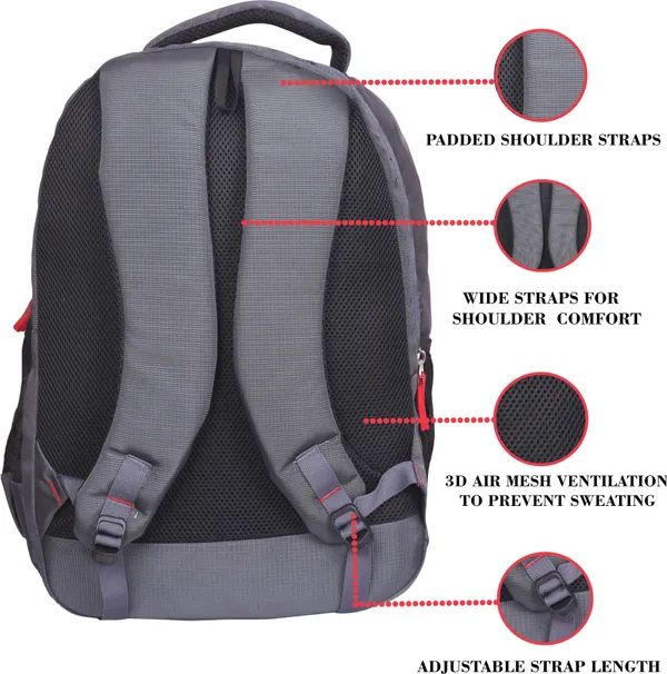 35L_Grey_Polyester_Laptop_Backpack_|_Premium_Range_Backpacks