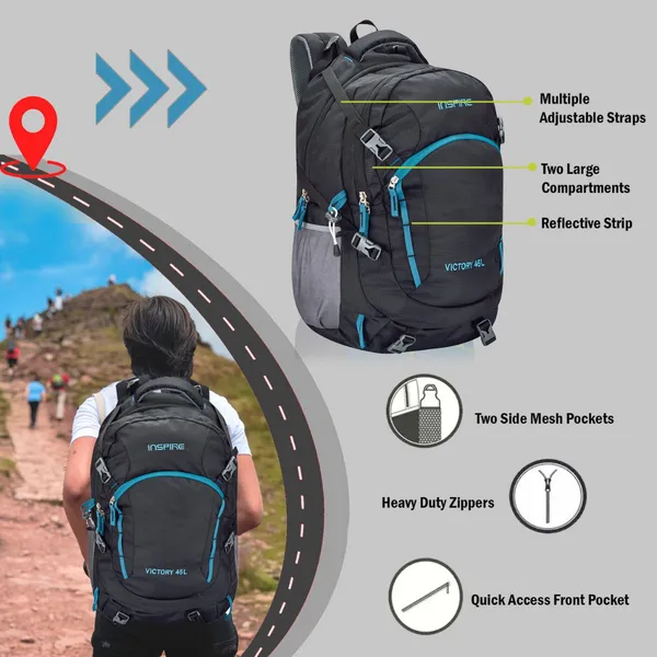 45L_Black_Polyester_Laptop_Backpack_|_Premium_Range_Backpacks