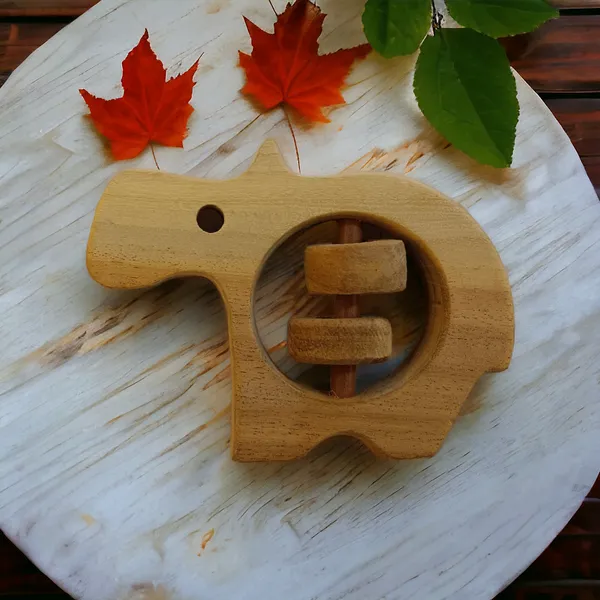 Pack_of_6_Organic_Neem_Wooden_Rattles|_Sound_Making_Toys_For_Toddlers