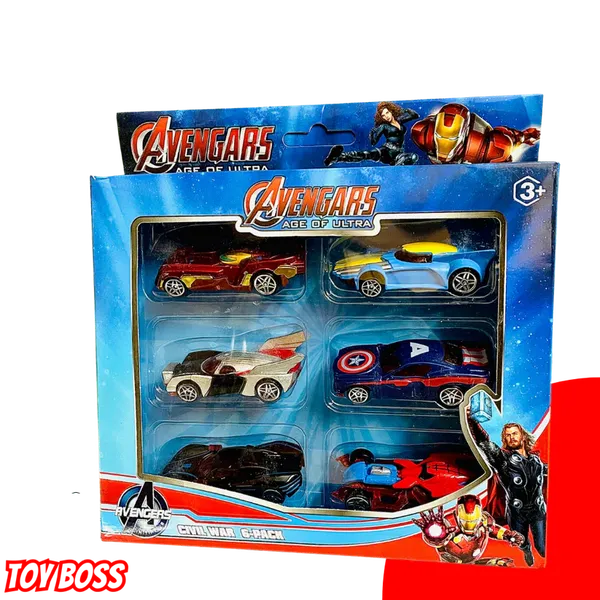 Avengars_Metal_6pc_Car_Set_|_Fast_Racer_Cars_Die_Cast