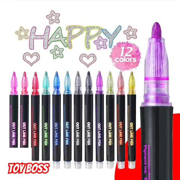 Metallic_Marker_Outline_Pens_|_12Colour_Set_|_Glitter_Shining_Metallic_Magical_Colour_Pens_for_kids__(pack_of_2)