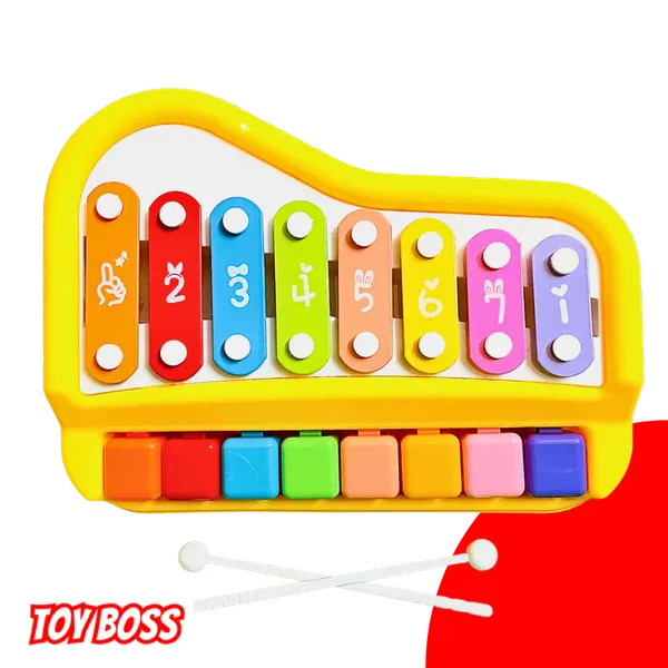 2_in_1_Musical_Xylophone_and_Mini_Piano_BIG_|_Kids_Educational_Musical_Instrument_8KEYS