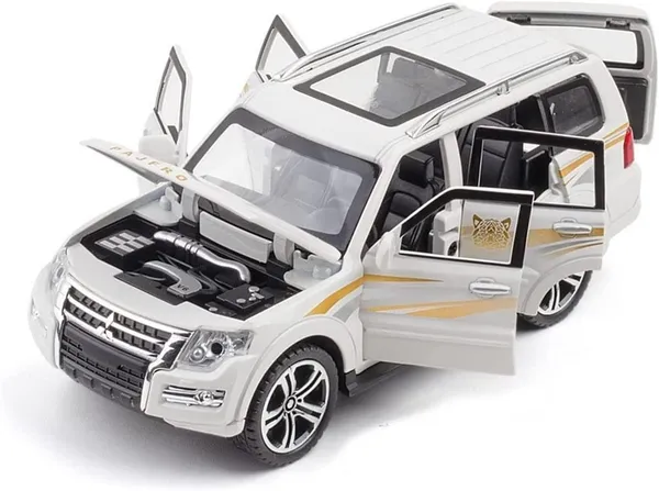 1:32_Scale_Die-Cast_Pajero_Metal_Pullback_Car_Toy_with_6_Openable_Doors,_Lights,_and_Sounds_for_Boys_Gift