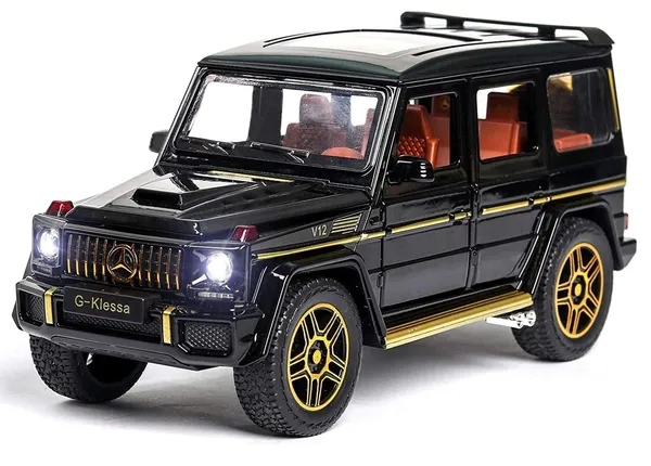 Diecast_G-65_Wagon_Toy_Car_1:24_Scale_Model,Pull_Back_Vehicles_Alloy_Simulation_Supercar_with_Lights_and_Sound_Also_for_Car_Dashboard,Kids,Adult_(G-65_Black)