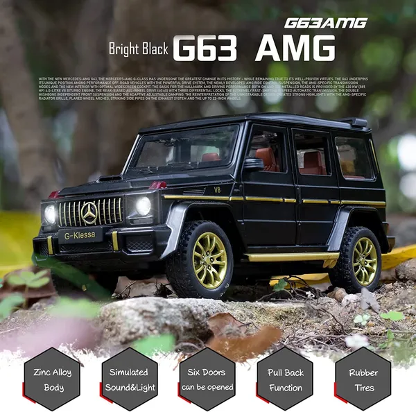 Diecast_G-65_Wagon_Toy_Car_1:24_Scale_Model,Pull_Back_Vehicles_Alloy_Simulation_Supercar_with_Lights_and_Sound_Also_for_Car_Dashboard,Kids,Adult_(G-65_Black)