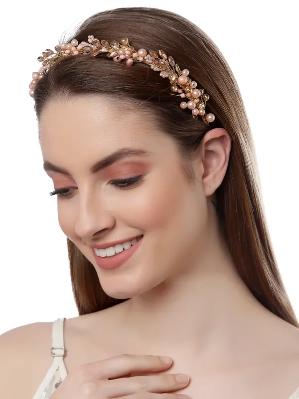 Hairband_Pink_Handmade_Pearl__|_Premium_Hair_Accessories