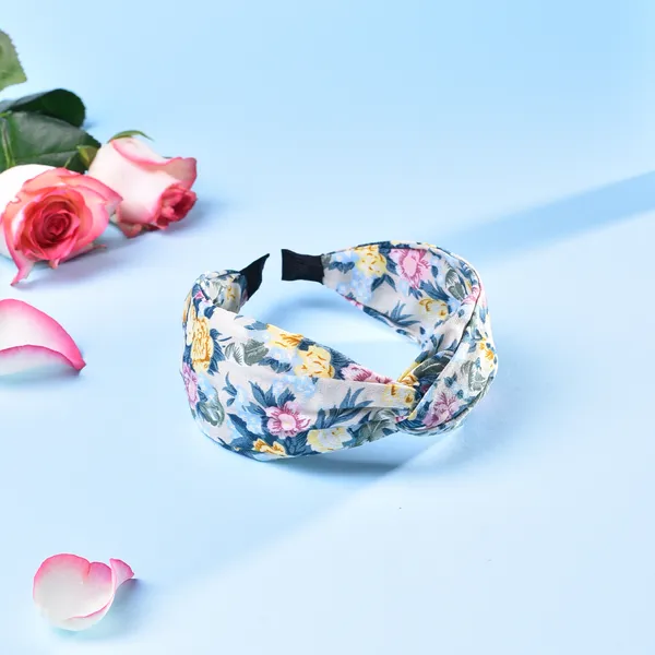 Hairband_Off_White_Floral_Fabric__|_Premium_Hair_Accessories