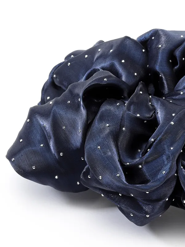 Vogue_Accessories_Scrunchies_For_Hair_Tie_for_Women_and_Girls_Blue