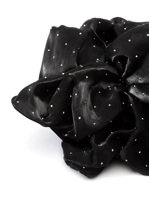 Vogue_Accessories_Scrunchies_For_Hair_Tie_for_Women_and_Girls_Black