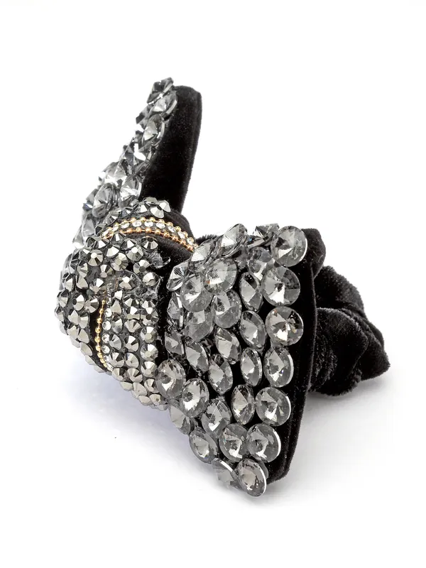 Vogue_Accessories_Scrunchies_For_Hair_Tie_for_Women_and_Girls_Black