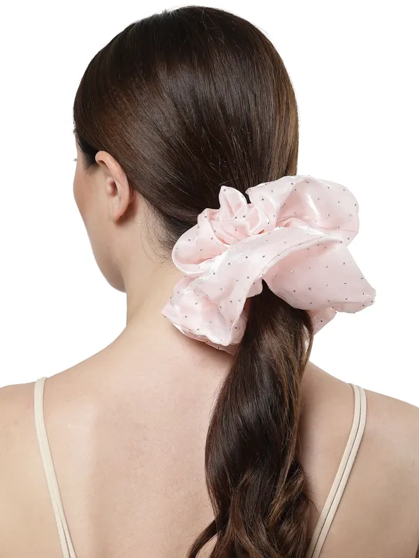 Vogue_Accessories_Scrunchies_for_Hair_Tie_for_Women_and_Girls_Pink