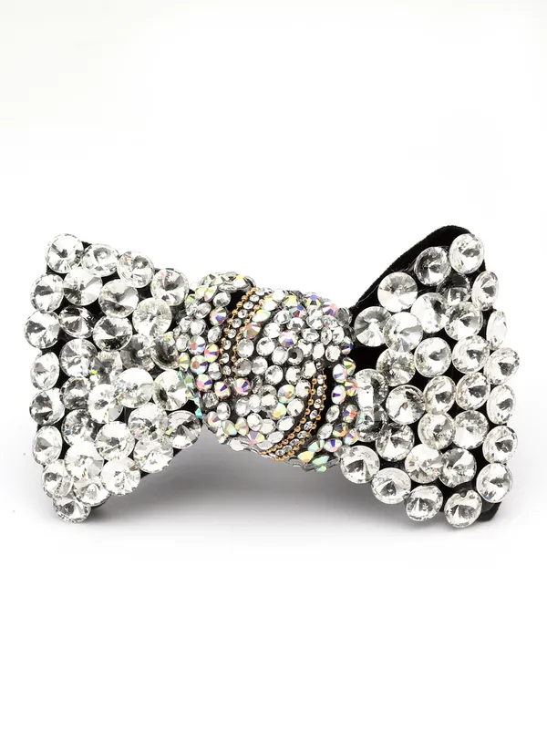 Vogue_Accessories_Scrunchies_for_Hair_Tie_for_Girls_and_Women_Silver