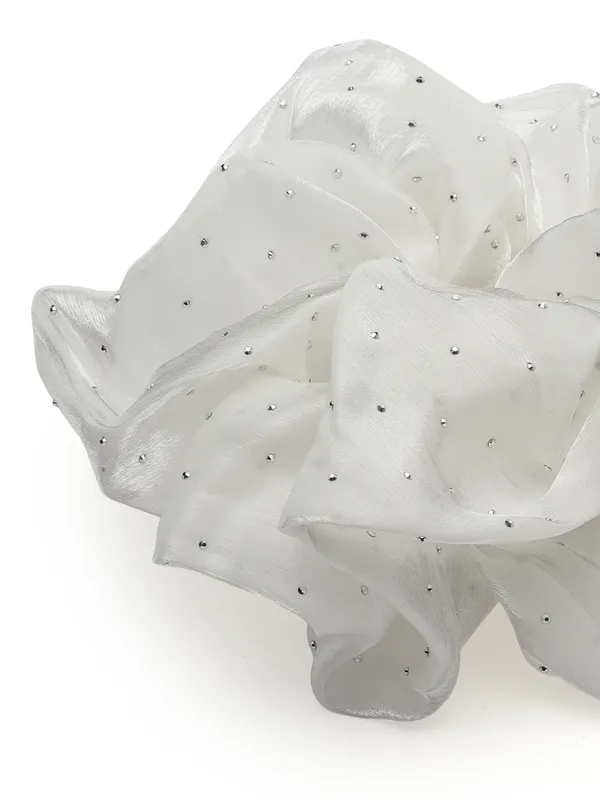 Vogue_Accessories_Scrunchies_Hair_Tie_for_Women_and_Girls_White