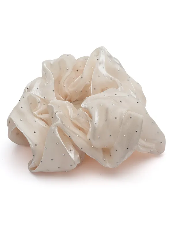 Vogue_Accessories_Scrunchies_For_Hair_Tie_for_Women_and_Girls__Off_White