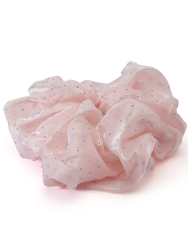 Vogue_Accessories_Scrunchies_for_Hair_Tie_for_Women_and_Girls_Pink