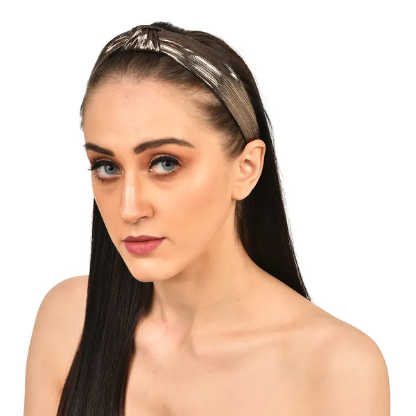 Hairband_Brown_Shimmer_Fabric__|_Premium_Hair_Accessories