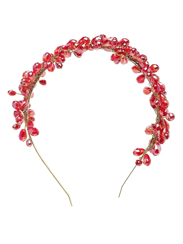 Hairband_Red_Handmade_Full_Beads__|_Premium_Hair_Accessories