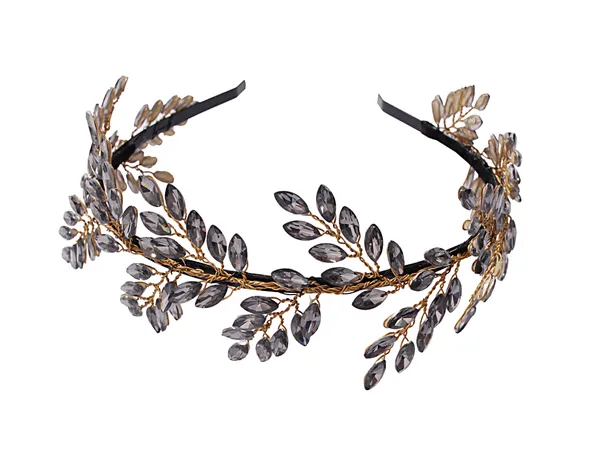 Hairband_Black_Handmade_Crystal_leaf__|_Premium_Hair_Accessories