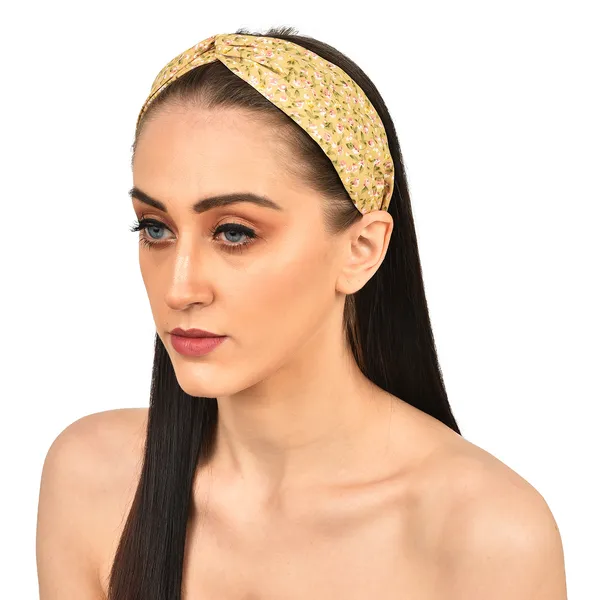 Hairband_Brown_Small_Floral_Fabric__|_Premium_Hair_Accessories