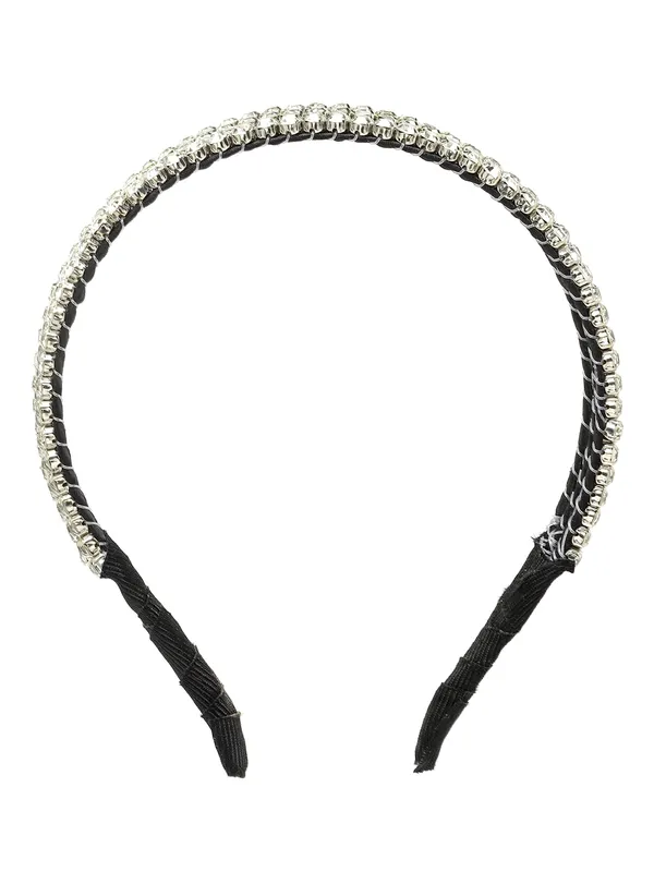 Hairband_Silver_Handmade_Tripple_Line_Stone__|_Premium_Hair_Accessories