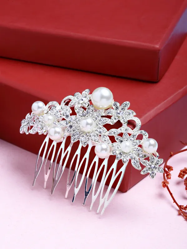 Silver_Fancy_Hair_Comb_Clip_|_Premium_Hair_Accessories