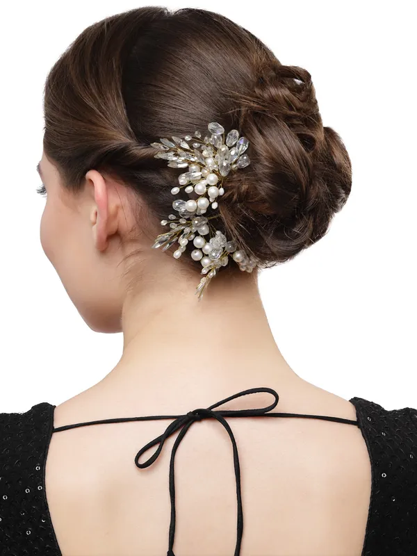 White_Handmade_Beads_Hair_Pin_|_Premium_Hair_Accessories