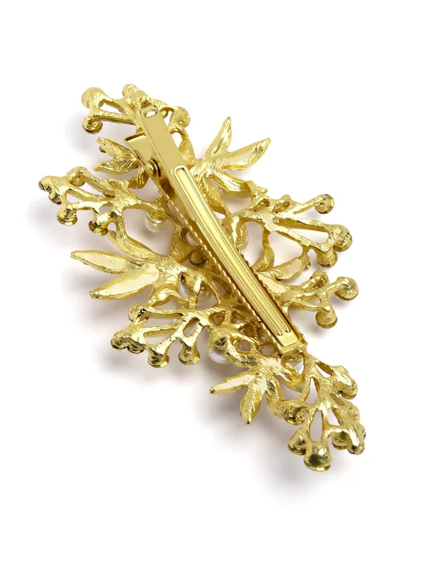 Gold_Metal_Leaf_Hair_Pin_|_Premium_Hair_Accessories
