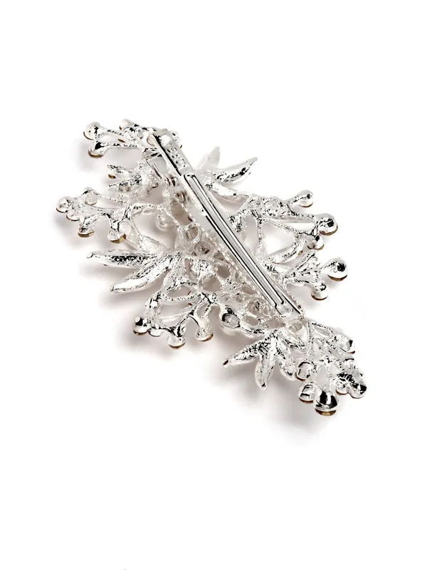 Silver_Hair_Pin_With_Metal_Leaf_|_Premium_Hair_Accessories