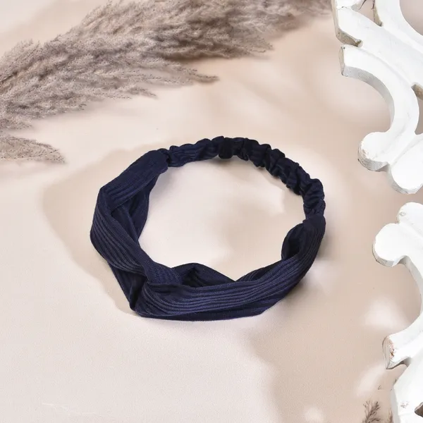 Blue_Self_Lines_fabric_Headband_|_Premium_Hair_Accessories