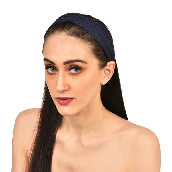 Blue_Self_Lines_fabric_Headband_|_Premium_Hair_Accessories