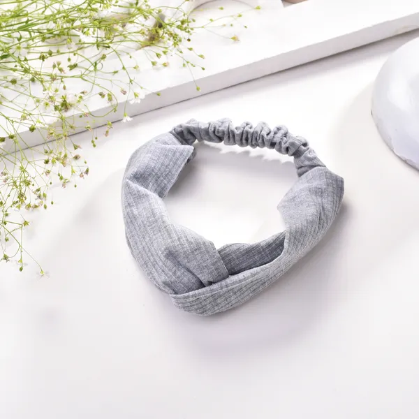 Grey_Self_Lines_fabric_Headband_|_Premium_Hair_Accessories