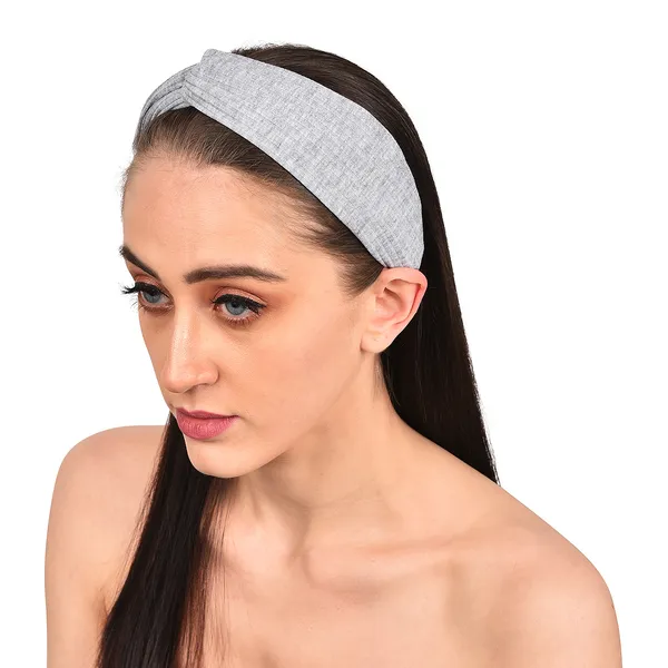 Grey_Self_Lines_fabric_Headband_|_Premium_Hair_Accessories