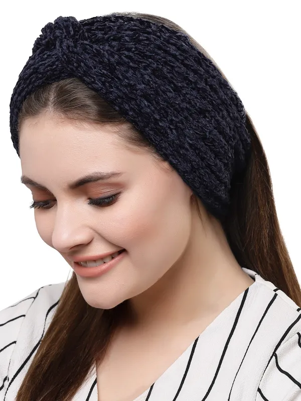 Blue_Woollen_Self_Lines_Headband_|_Premium_Hair_Accessories