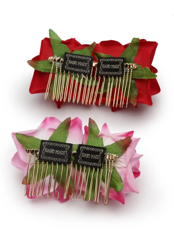 Set_of_2_Rose_Flower_Hair_Comb_Clip_|_Premium_Hair_Accessories