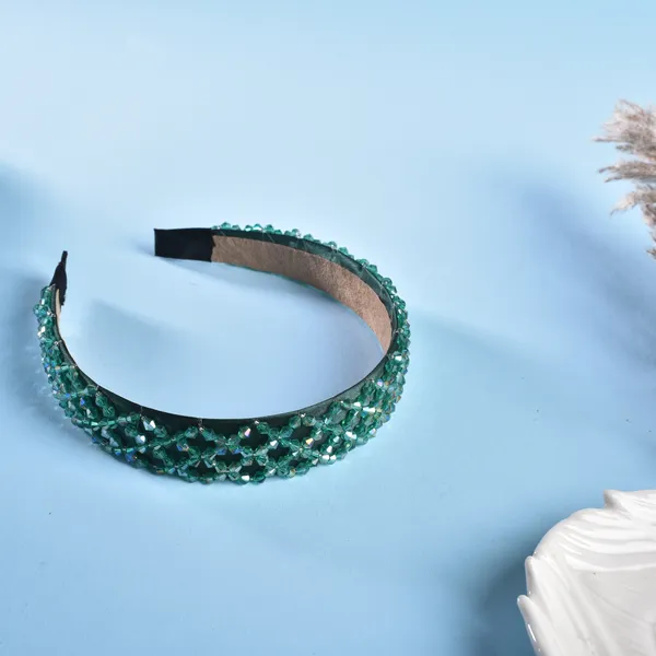 Hairband_Green_Crystal__|_Premium_Hair_Accessories