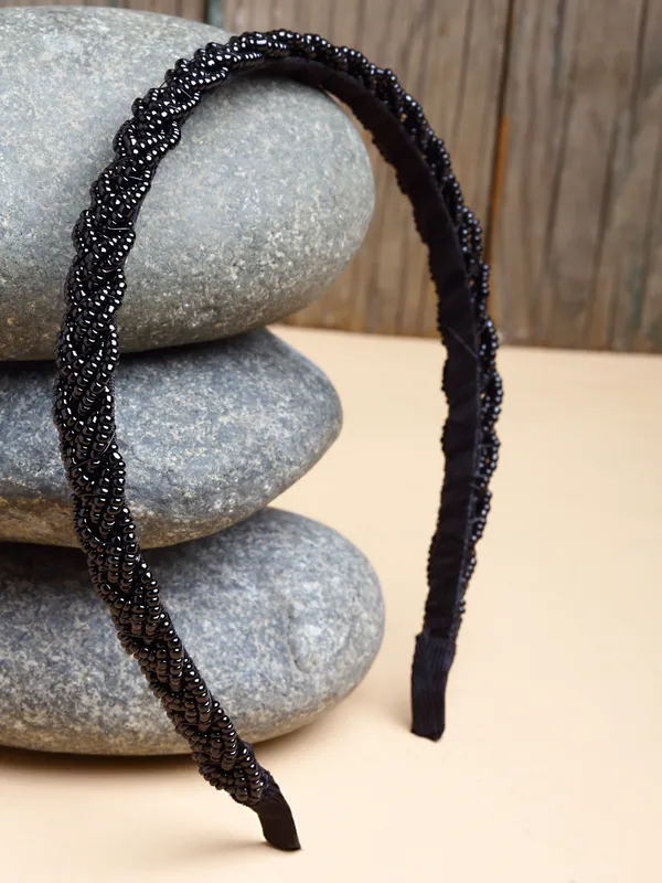Hairband_Black_Braid__|_Premium_Hair_Accessories