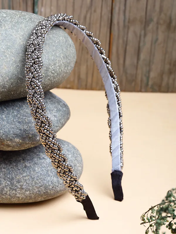 Hairband_Grey_Braid__|_Premium_Hair_Accessories
