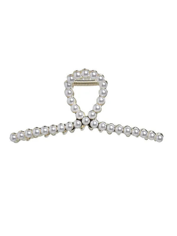 Gold_Trendy_Pearl_Hair_Clutcher_|_Premium_Hair_Accessories