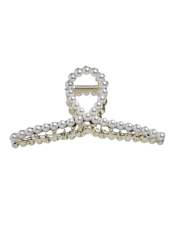 Gold_Trendy_Pearl_Hair_Clutcher_|_Premium_Hair_Accessories