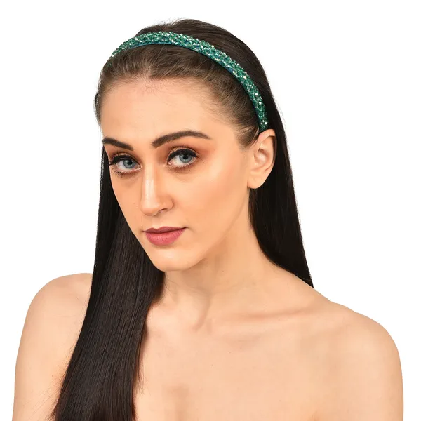Hairband_Green_Crystal__|_Premium_Hair_Accessories