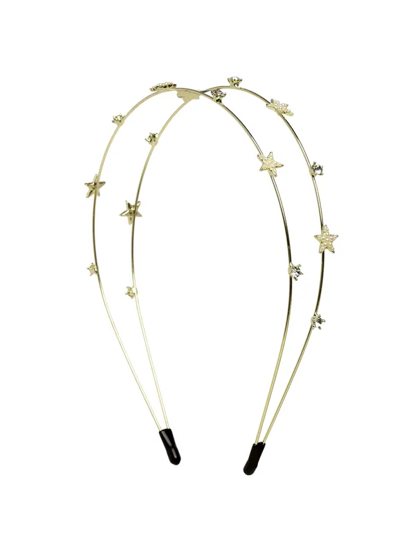 Hairband_Gold_Double_Line_Star__|_Premium_Hair_Accessories