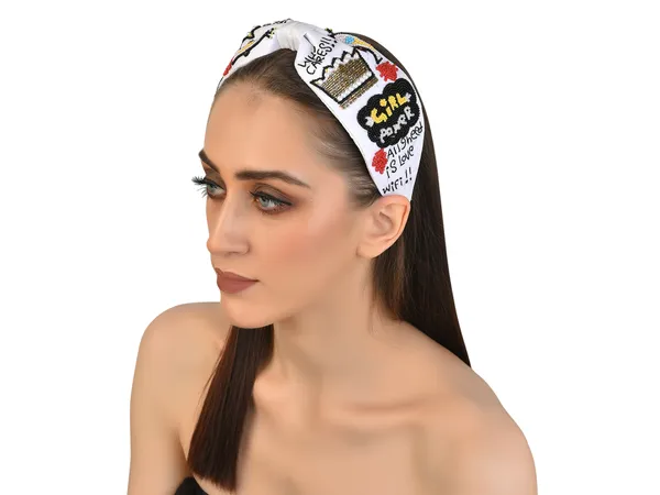Hairband_White_Embrodiary_Girl_Power__|_Premium_Hair_Accessories