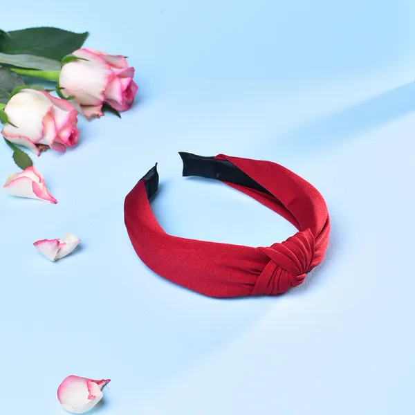 Hairband_Red_Fabric__|_Premium_Hair_Accessories