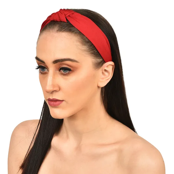 Hairband_Red_Fabric__|_Premium_Hair_Accessories