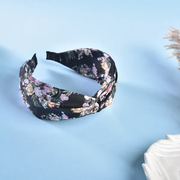 Hairband_Black_Floral_Fabric__|_Premium_Hair_Accessories