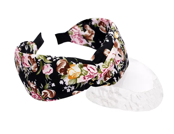 Hairband_Black_Floral_Fabric__|_Premium_Hair_Accessories